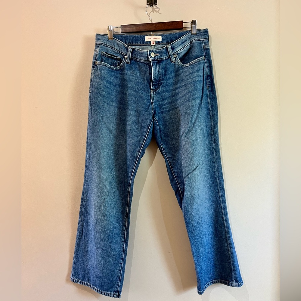 Lucky Brand Women's Wide Leg Blue Jeans